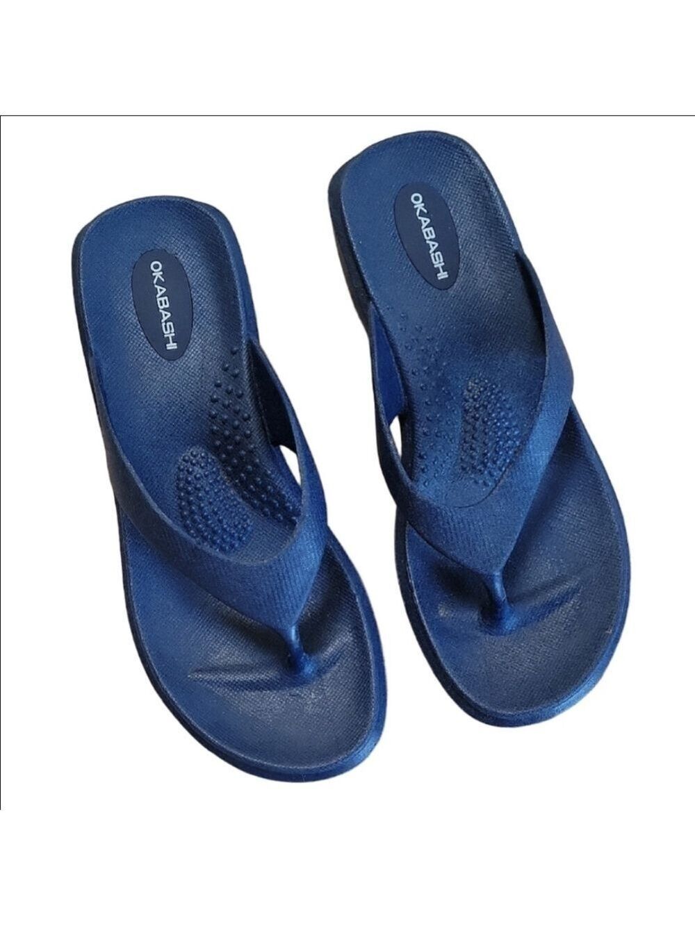 OKABASHI Women’s Maui Flip Flops Sandals Size Small (US 5/6) NWOT